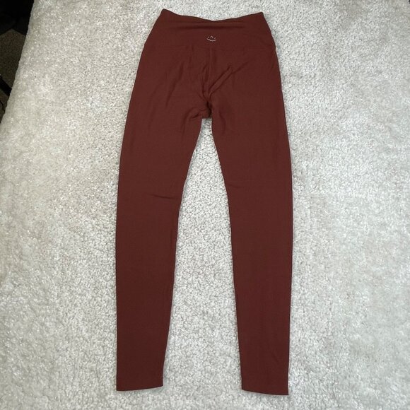 Beyond Yoga Caught In The Midi High Waisted Legging Red Brown - Picture 3 of 9